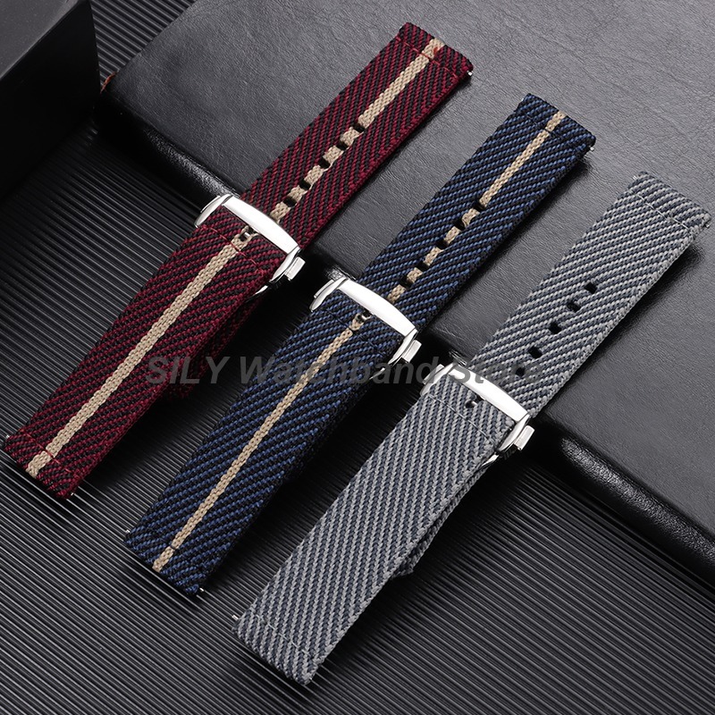 Woven Canvas Fabric Watch Band - Canvas Strap Watch avaliação e preço