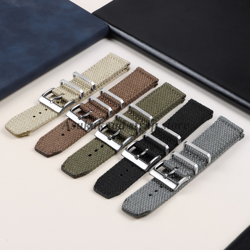 20mm 22mm High Quality Nylon W - Canvas Strap Watch avaliação e preço
