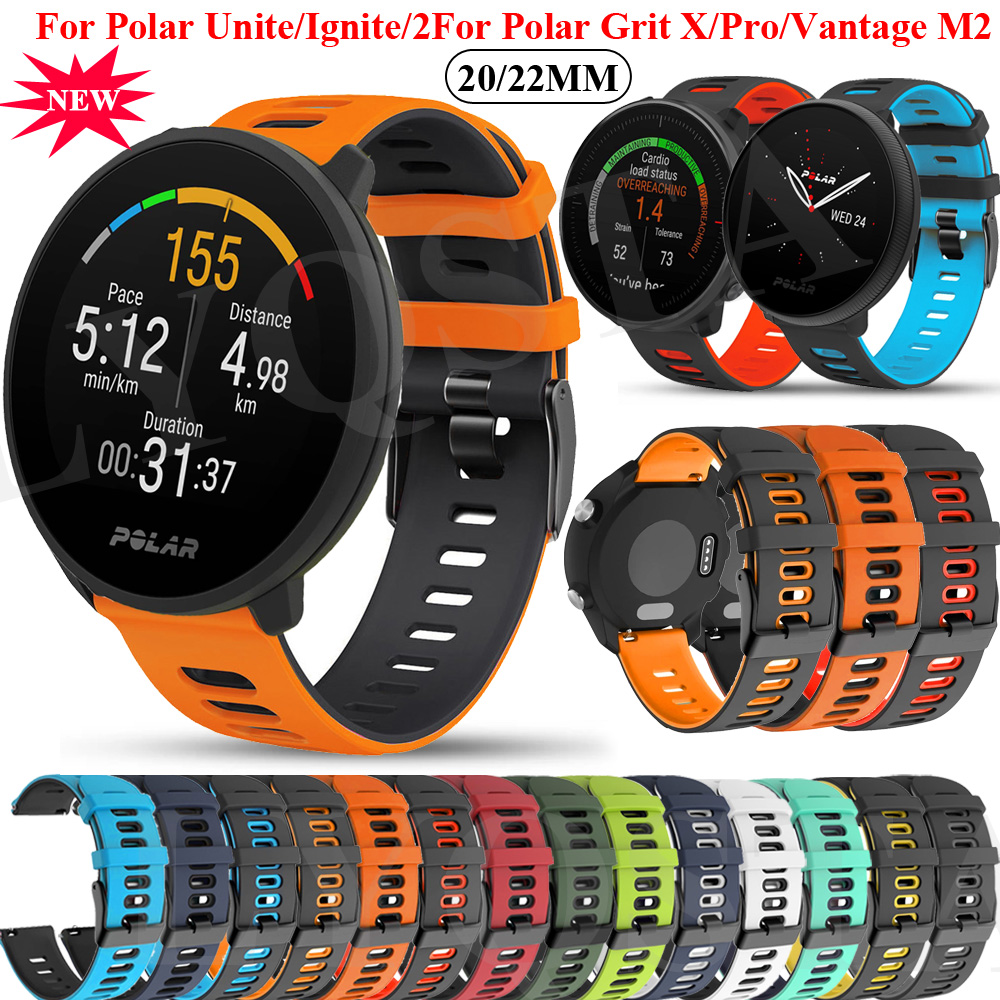 20 22mm Wrist Straps Band For  - Silicone Watch Band 22Mm avaliação e preço