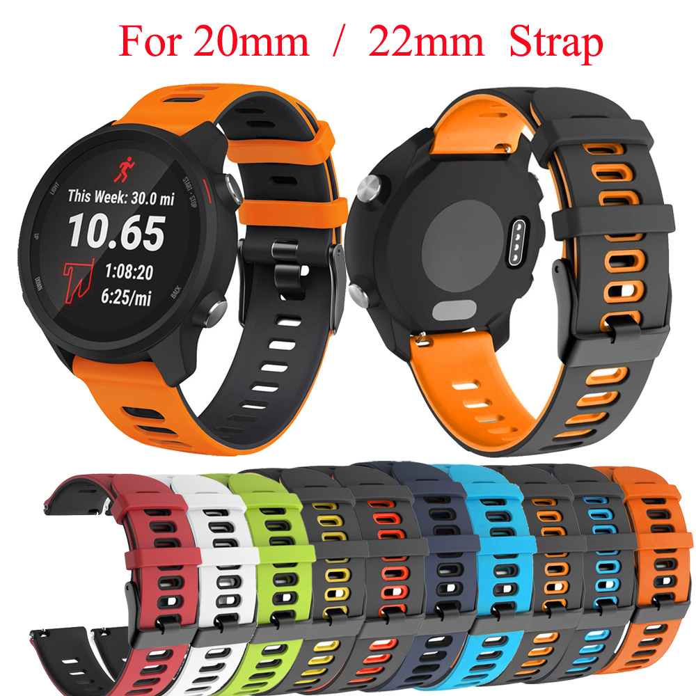 20 22mm Wrist Straps Band For  - Silicone Watch Band 22Mm avaliação e preço