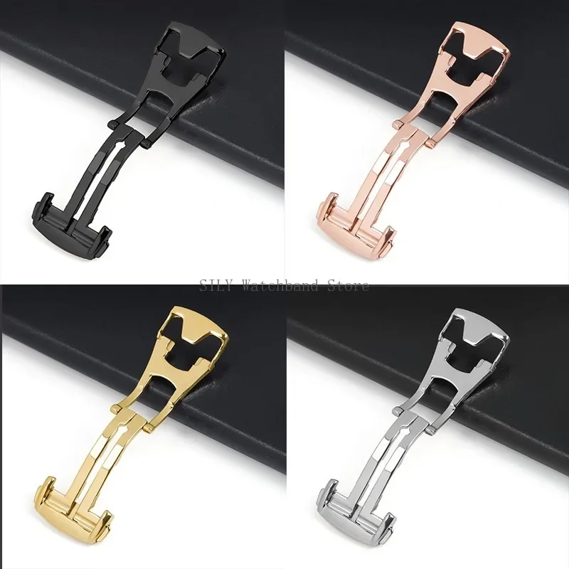 Stainless Steel Deployment Cla - Butterfly Clasp Deployant avaliação e preço
