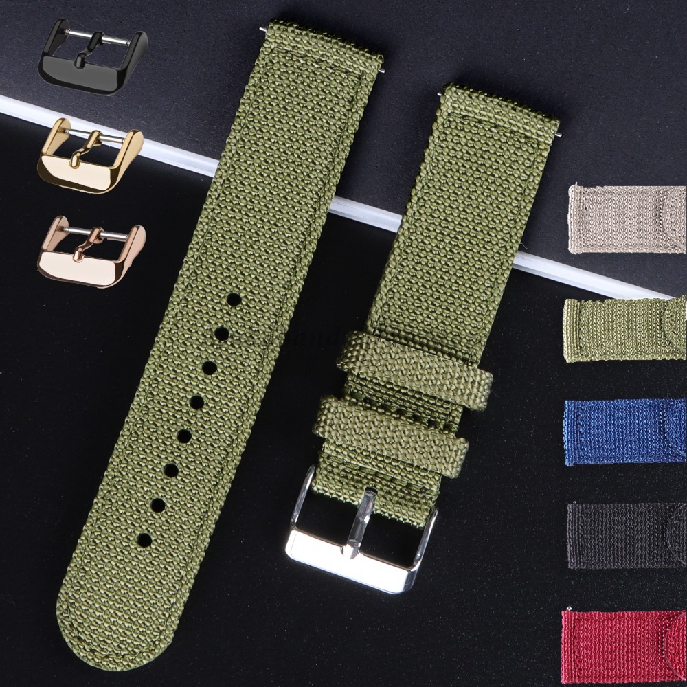 18 20 22 24mm Nylon Canvas Str - Nato Strap Nylon avaliação e preço
