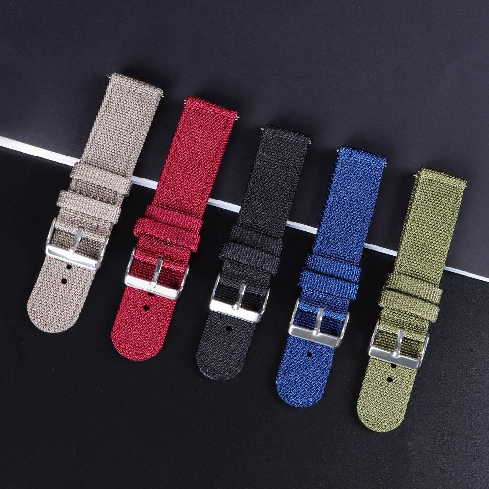 18 20 22 24mm Nylon Canvas Str - Nato Strap Nylon avaliação e preço