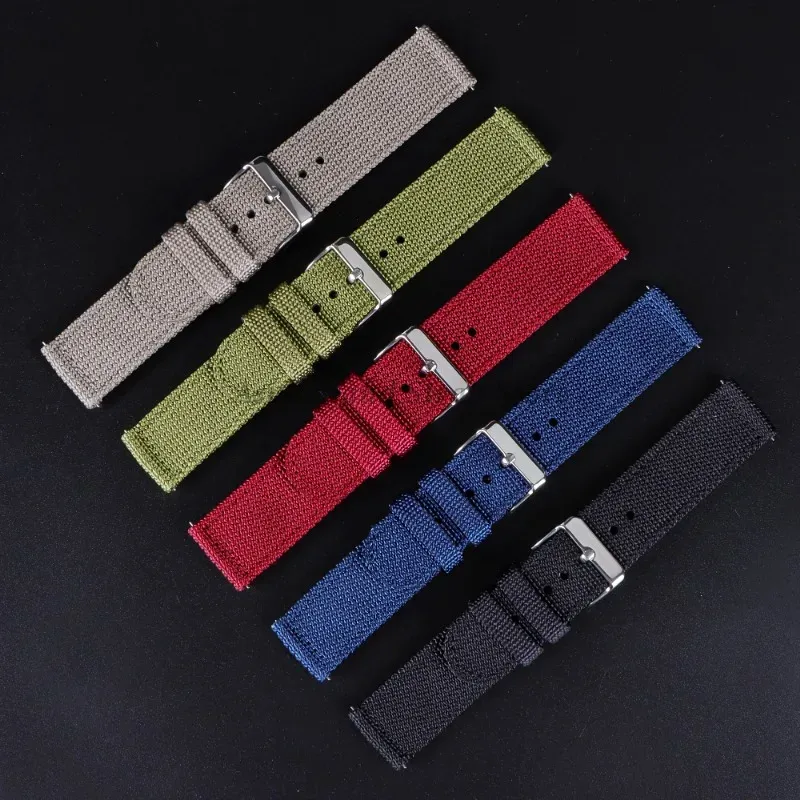 18 20 22 24mm Nylon Canvas Str - Nato Strap Nylon avaliação e preço