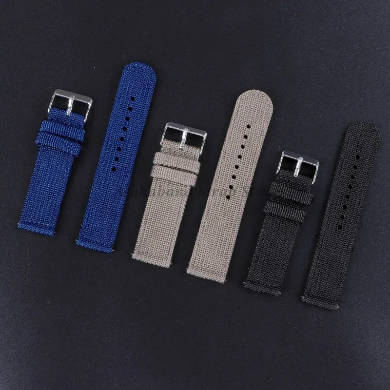 18 20 22 24mm Nylon Canvas Str - Nato Strap Nylon avaliação e preço
