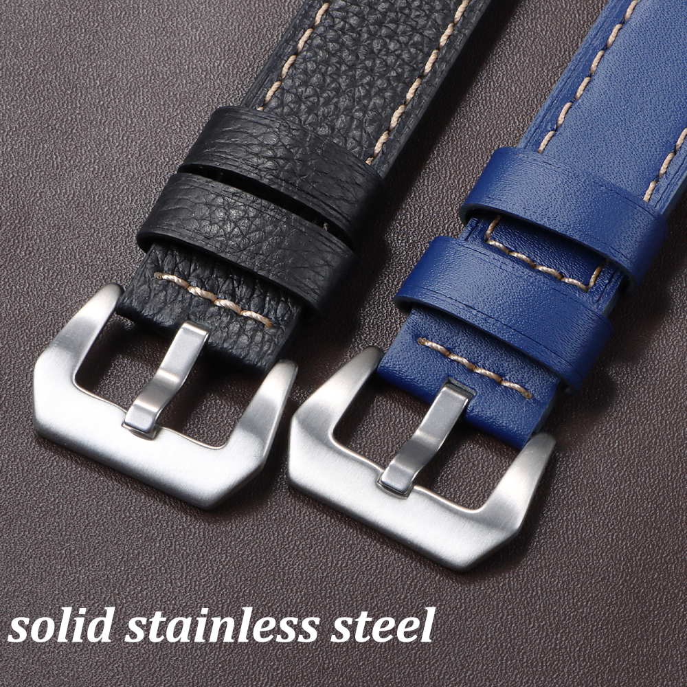 18mm 20mm 22mm 24mm Genuine Le - Suede Strap Watch avaliação e preço