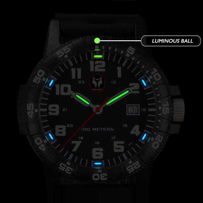 Hnlgnox Mens Pilot Watches Spo - Rubber Strap Diver avaliação e preço