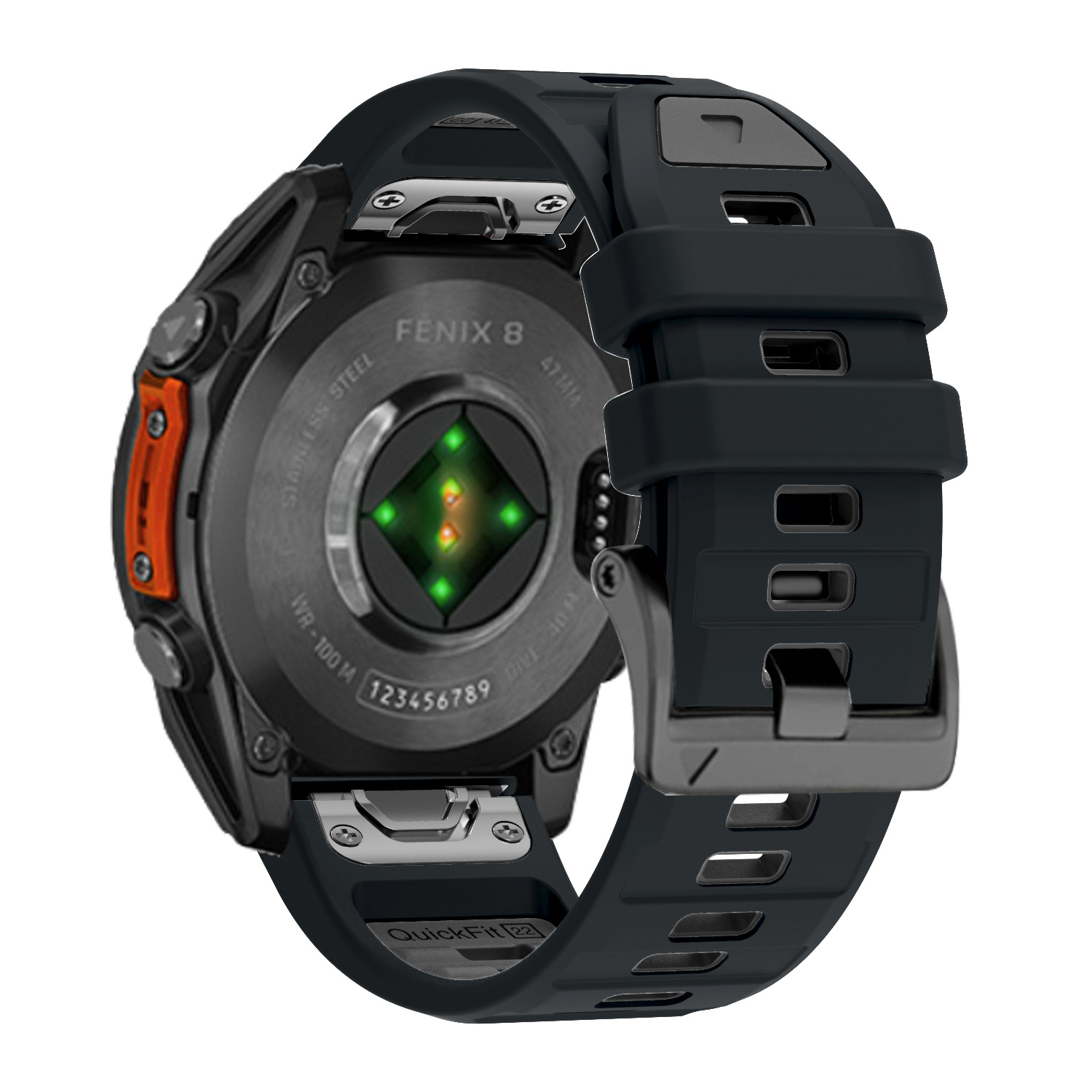 QuickFit 26mm 22mm Silicone Wa - Silicone Watch Band 22Mm avaliação e preço