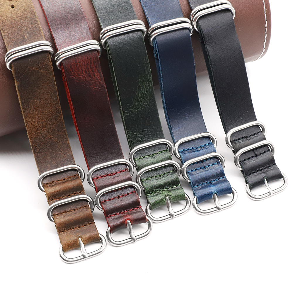 Genuine Leather Watch Band 18m - Suede Strap Watch avaliação e preço