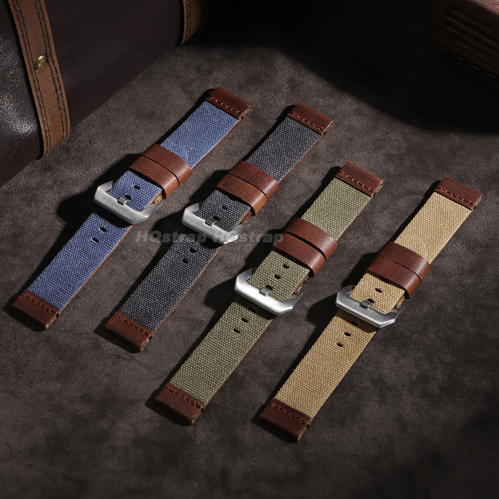 Handmade Nylon Leather Strap 2 - Canvas Strap Watch avaliação e preço