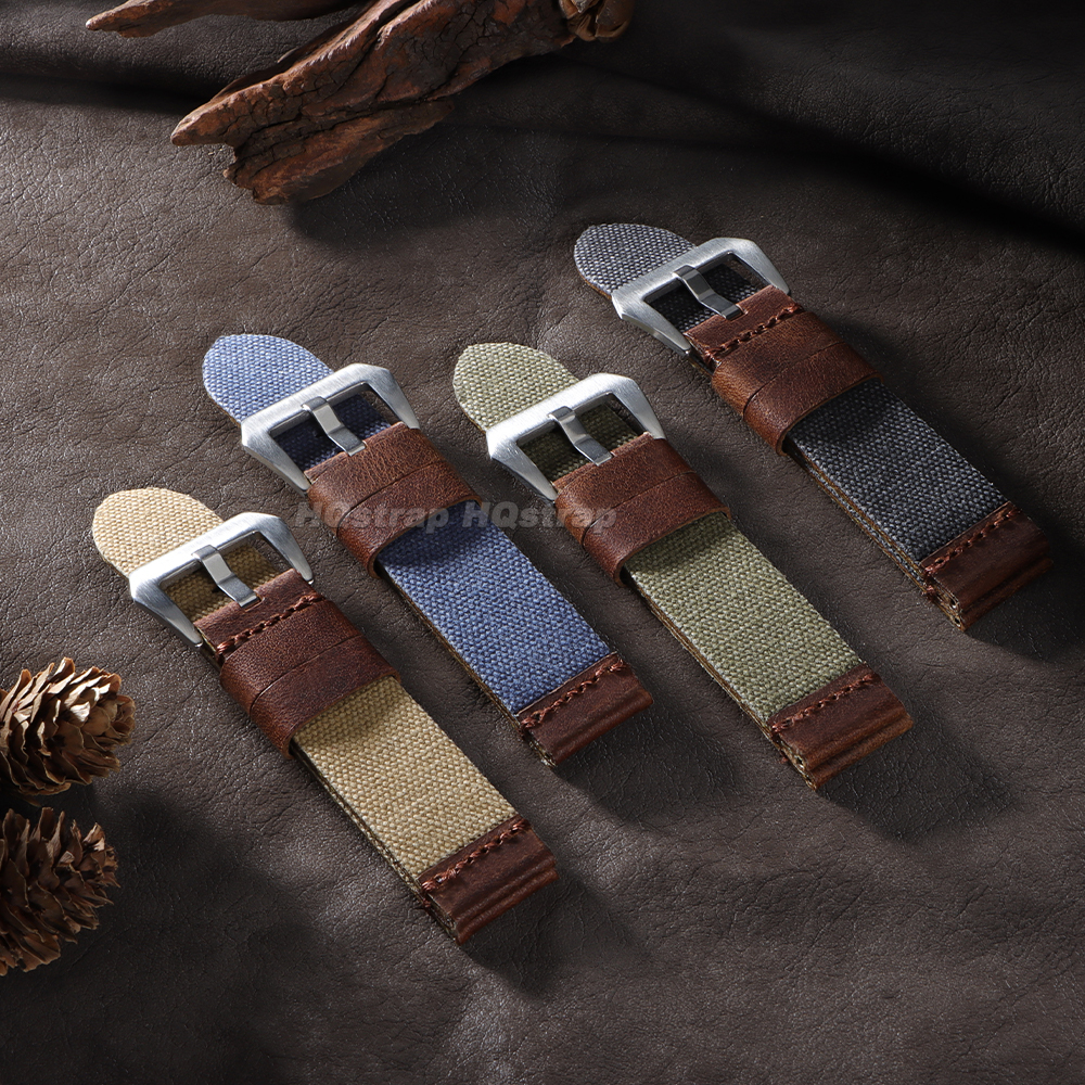 Handmade Nylon Leather Strap 2 - Canvas Strap Watch avaliação e preço