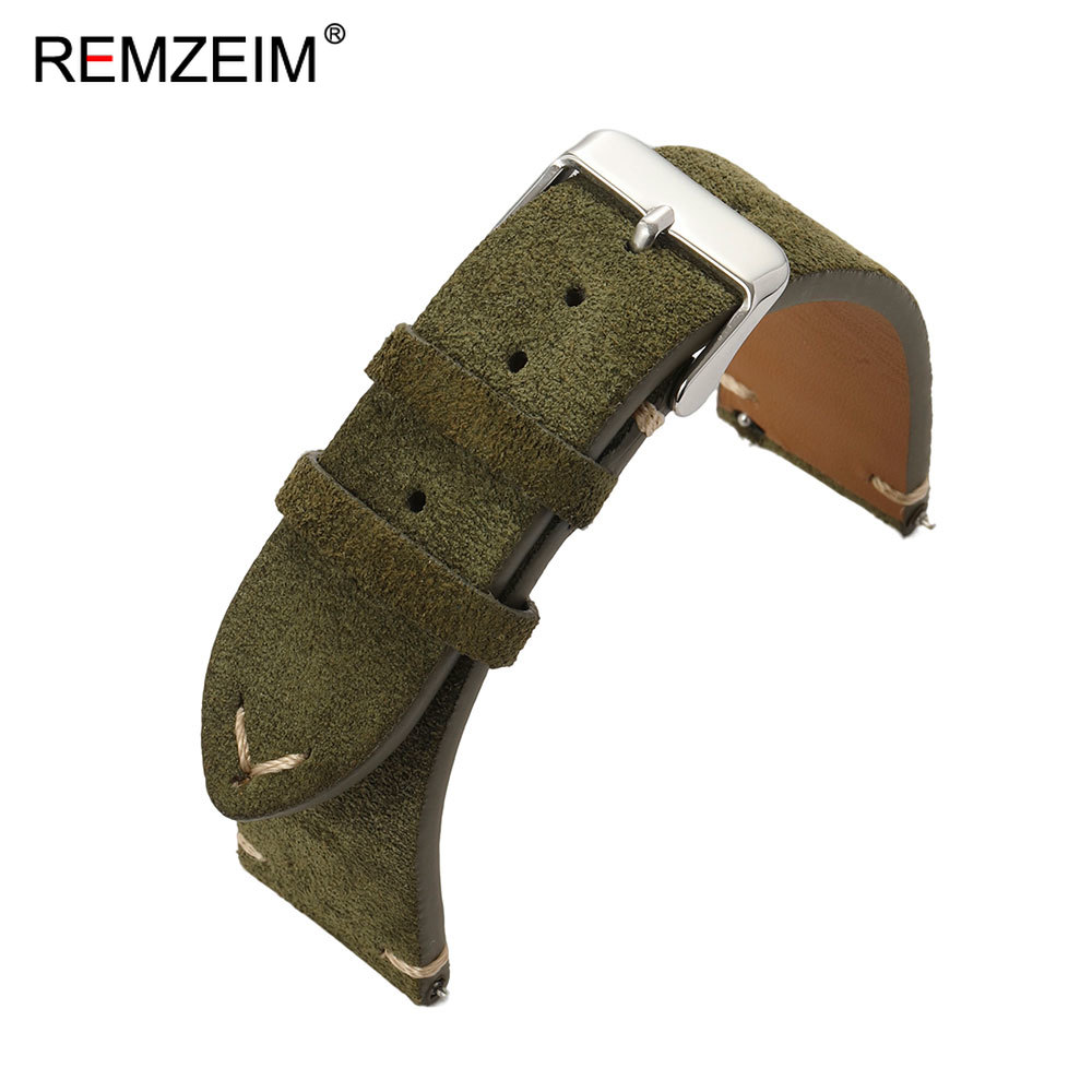Unisex Suede Leather Watch Bel - Suede Strap Watch avaliação e preço