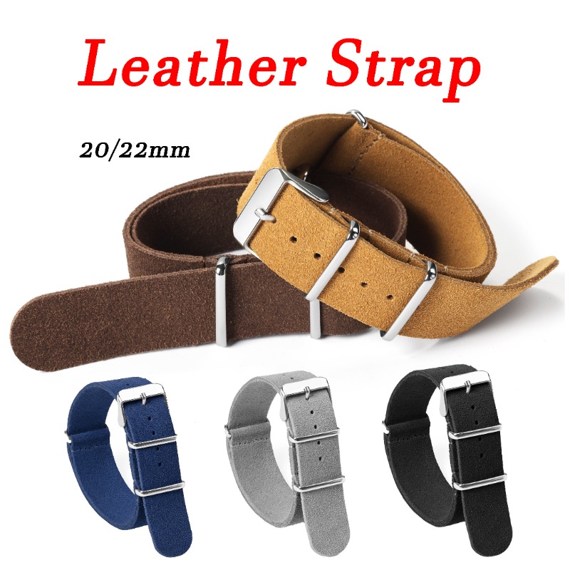 20mm 22mm Universal Military R - Suede Strap Watch avaliação e preço