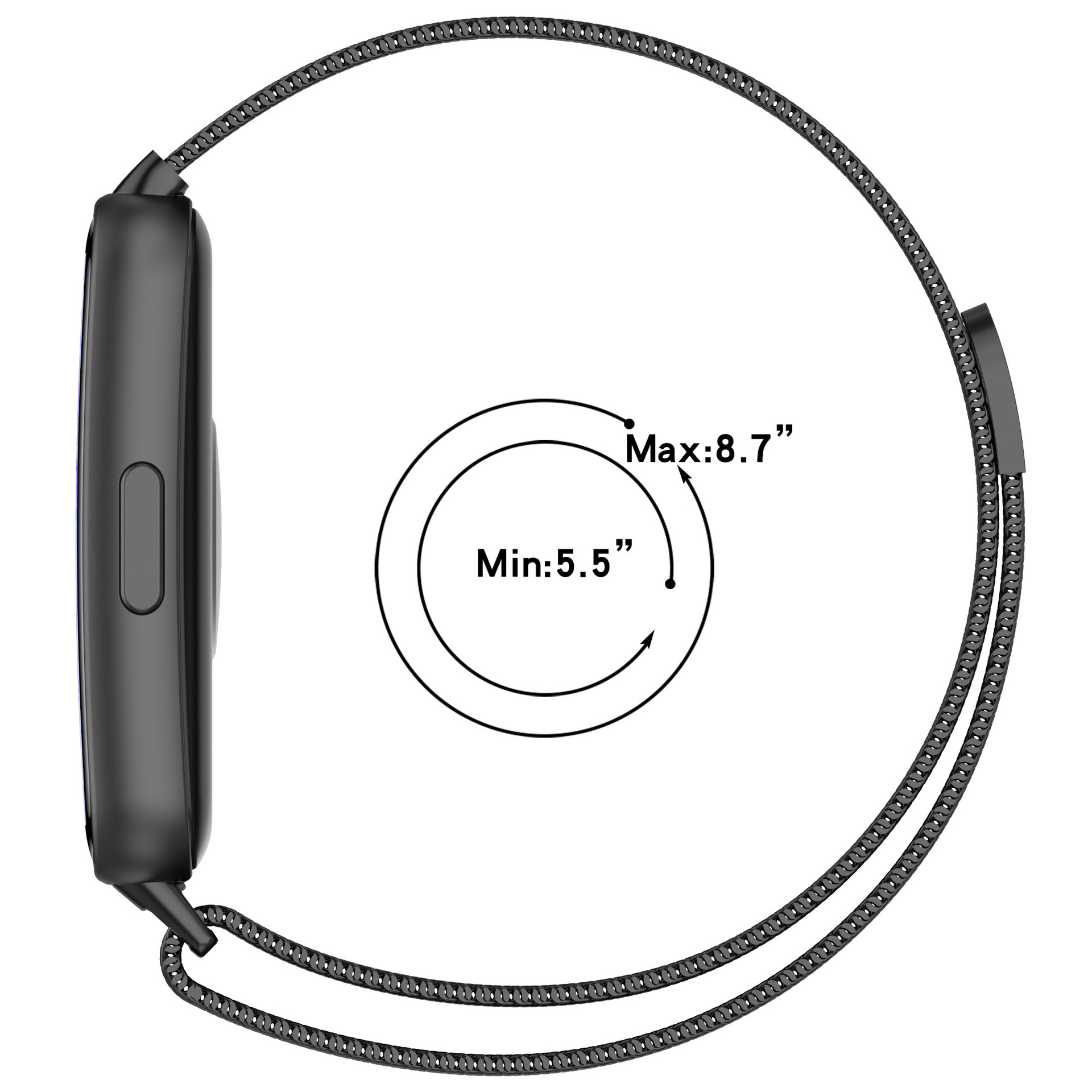 2in1 Strap Case For Huawei Ban - Milanese Loop Magnetic avaliação e preço