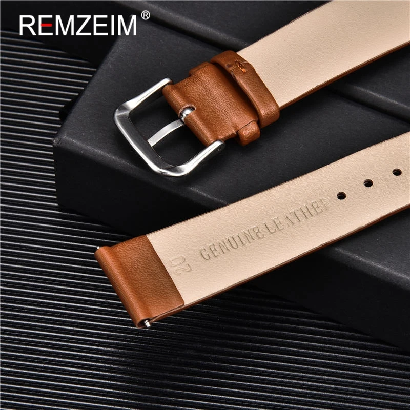 Ultra-thin Genuine Leather Wat - Rubber Strap Diver avaliação e preço