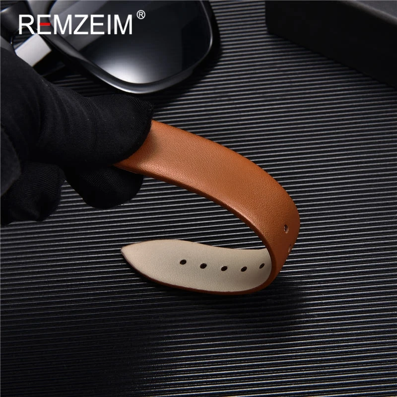 Ultra-thin Genuine Leather Wat - Rubber Strap Diver avaliação e preço