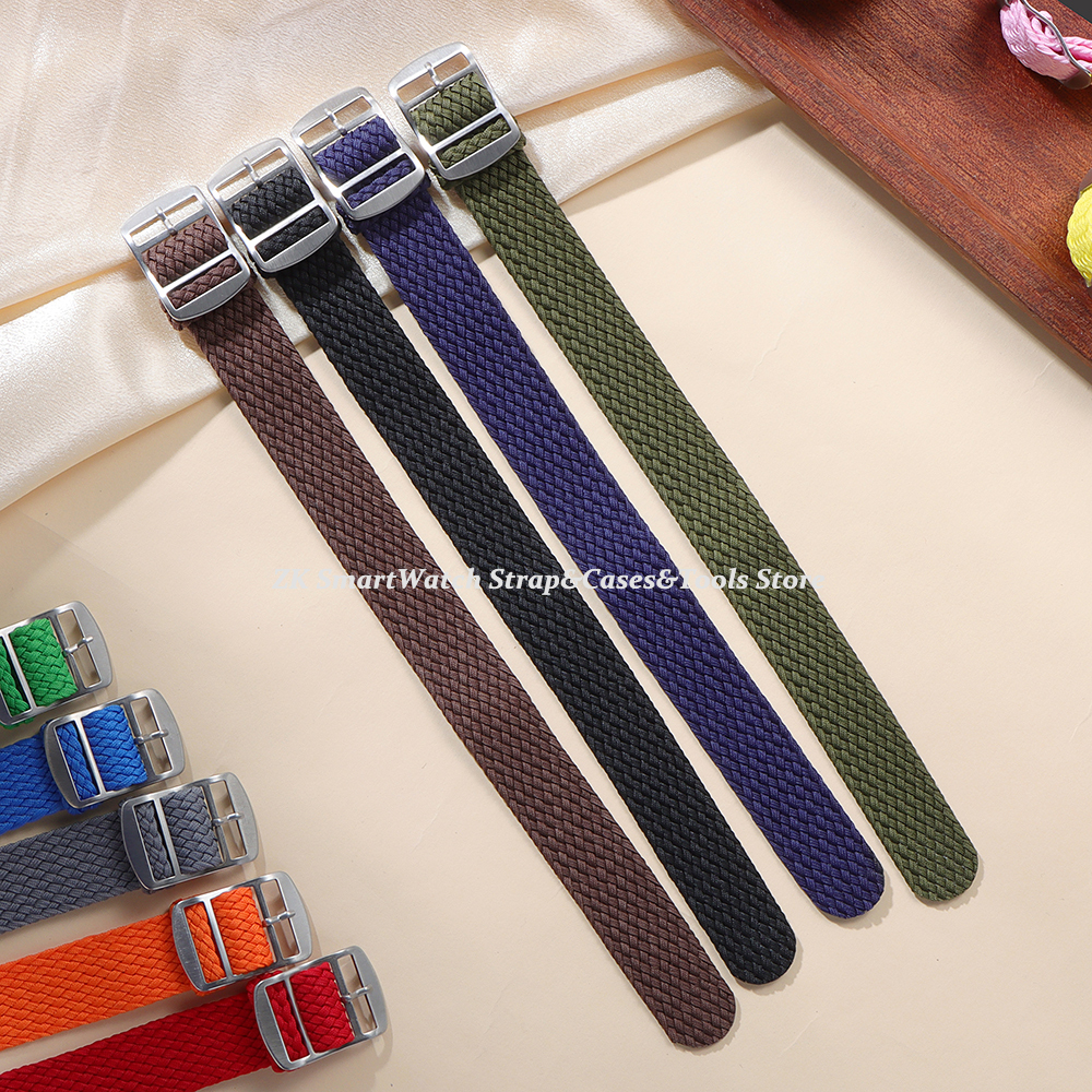 14mm 16mm 18mm 20mm 22mm Perlo - Perlon Strap Woven avaliação e preço