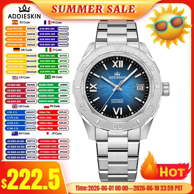 AddiesKin K002 Automatic Mecha - Stainless Bracelet Diver avaliação e preço