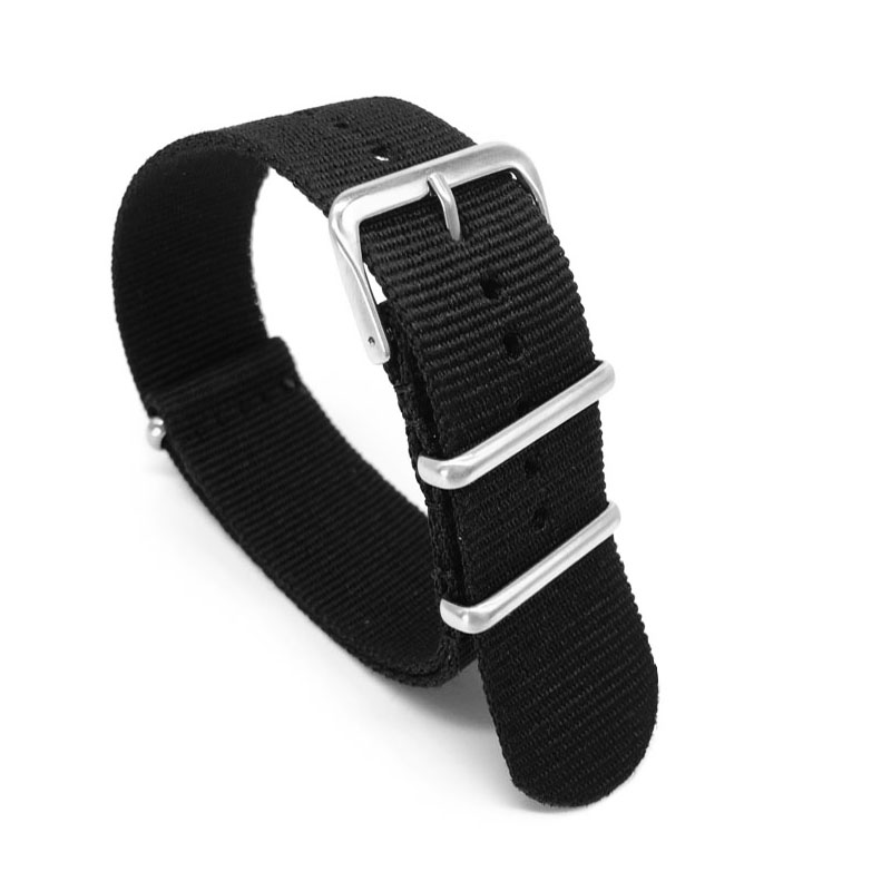 Black Nylon Strap for 16mm 18m - Nato Strap Nylon avaliação e preço
