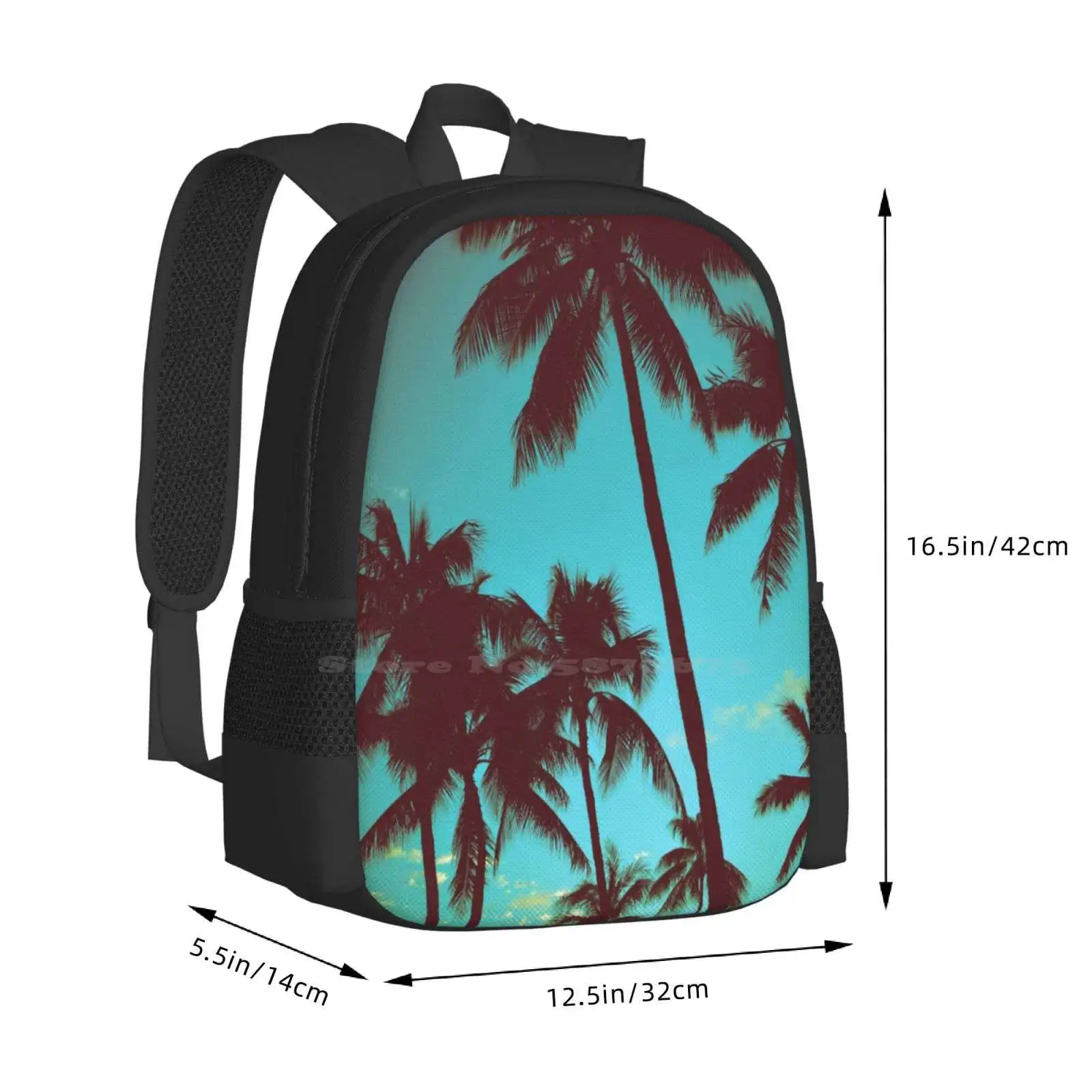 Vintage Tropical Palms Pattern - Tropic Strap Vintage avaliação e preço