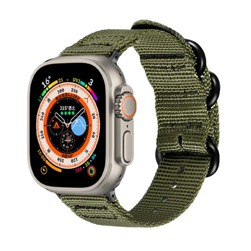 Nylon Canvas Strap For Apple W - Canvas Strap Watch avaliação e preço