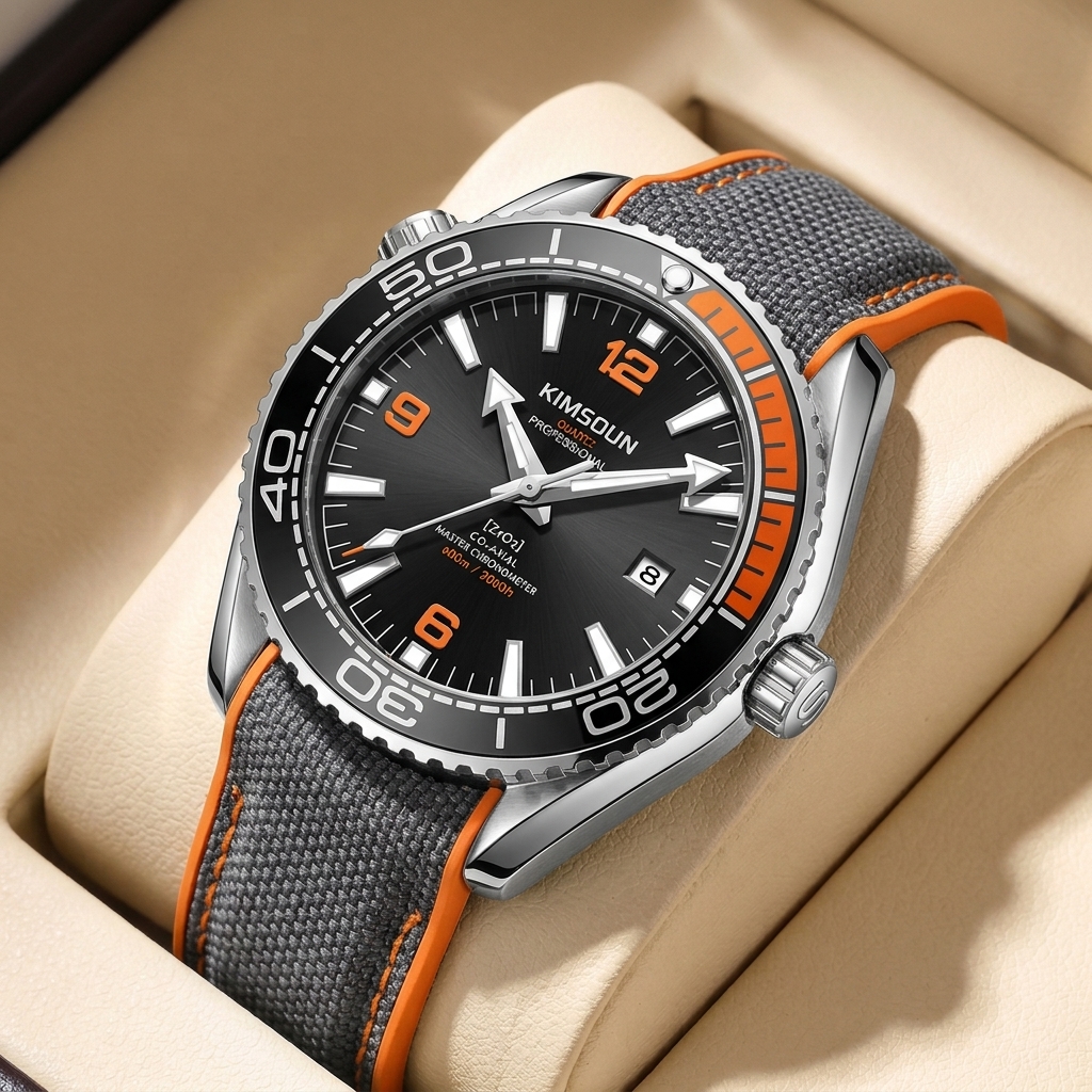 1 piece sporty men's watch wit - Canvas Strap Watch avaliação e preço