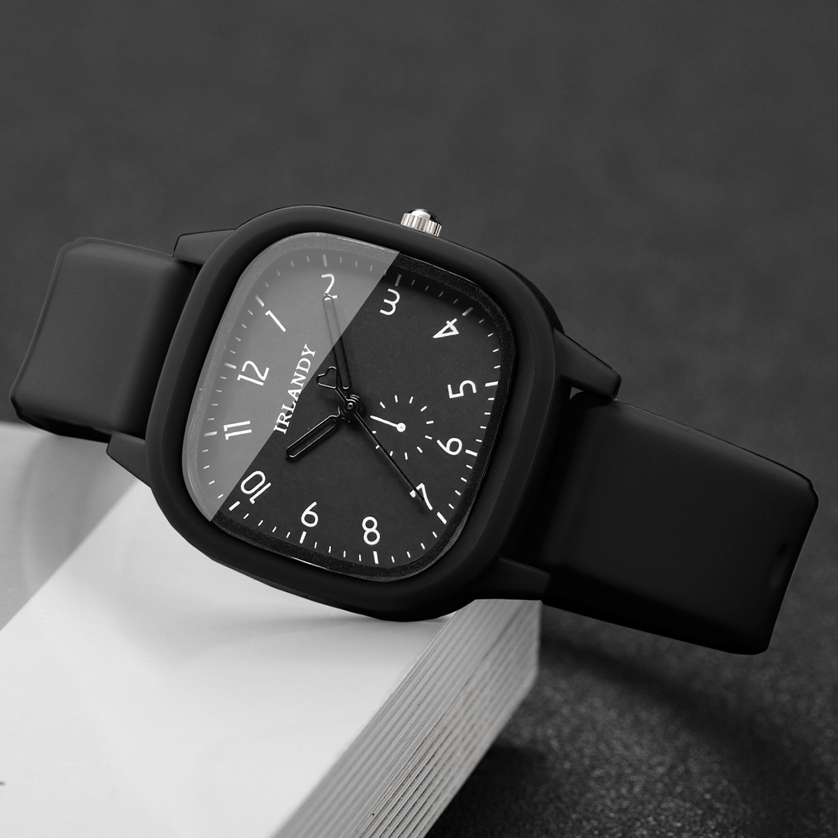 Fashion Square Women Quartz Wa - Silicone Band Women avaliação e preço