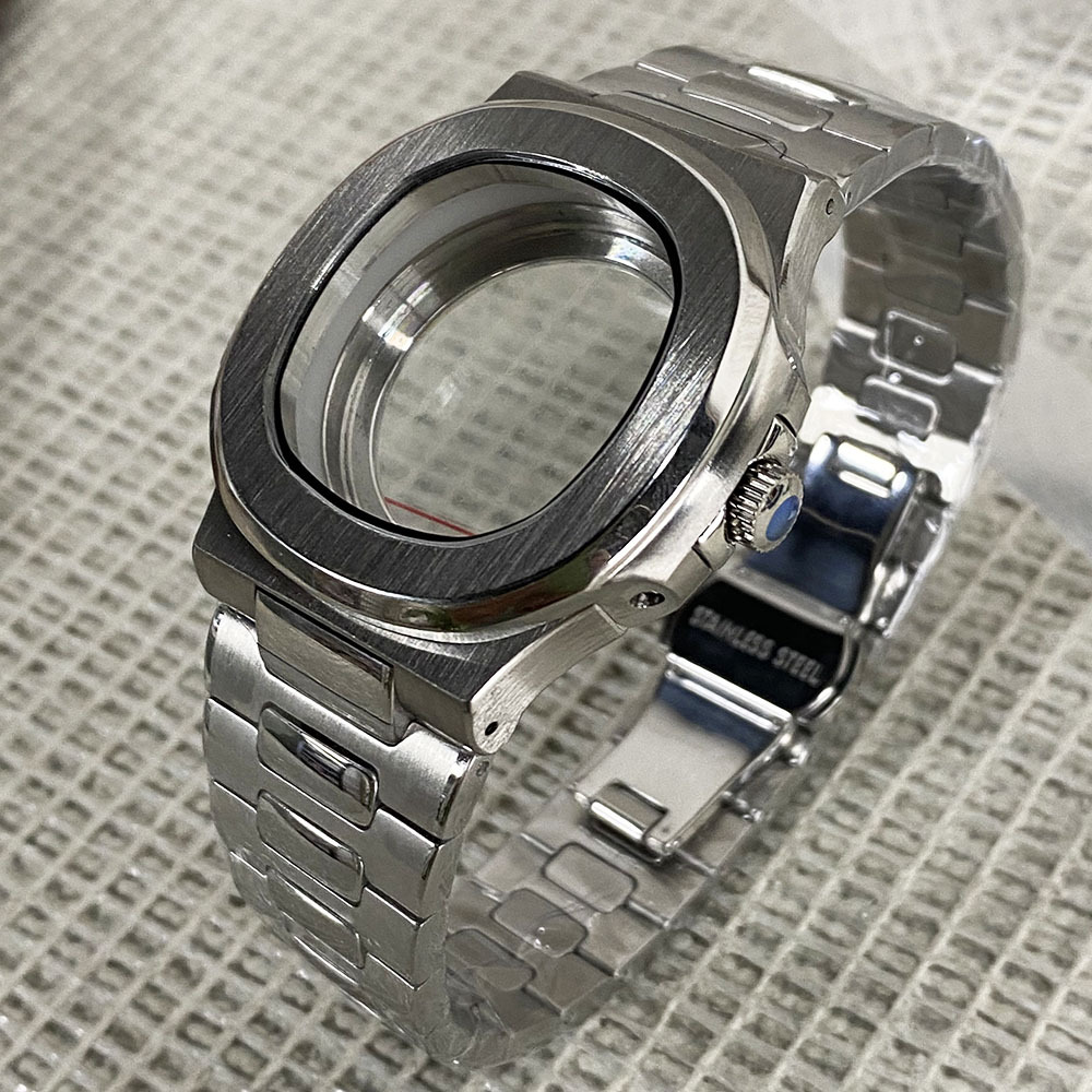 40mm Nautilus Watch Case Mod K - Butterfly Clasp Deployant avaliação e preço
