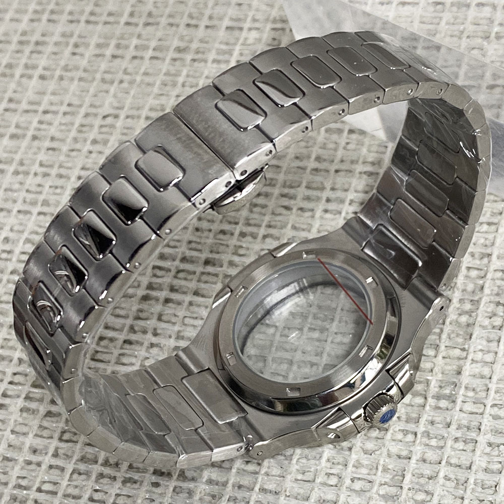40mm Nautilus Watch Case Mod K - Butterfly Clasp Deployant avaliação e preço