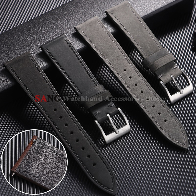 18mm 19mm 20mm 21mm 22mm 24mm  - Leather Strap Quick Release avaliação e preço