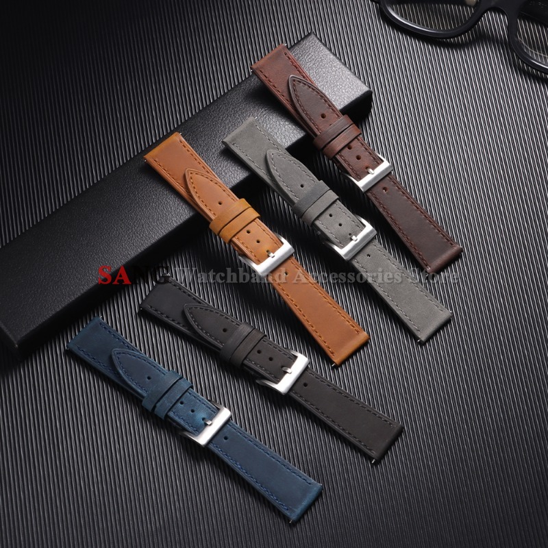 18mm 19mm 20mm 21mm 22mm 24mm  - Leather Strap Quick Release avaliação e preço