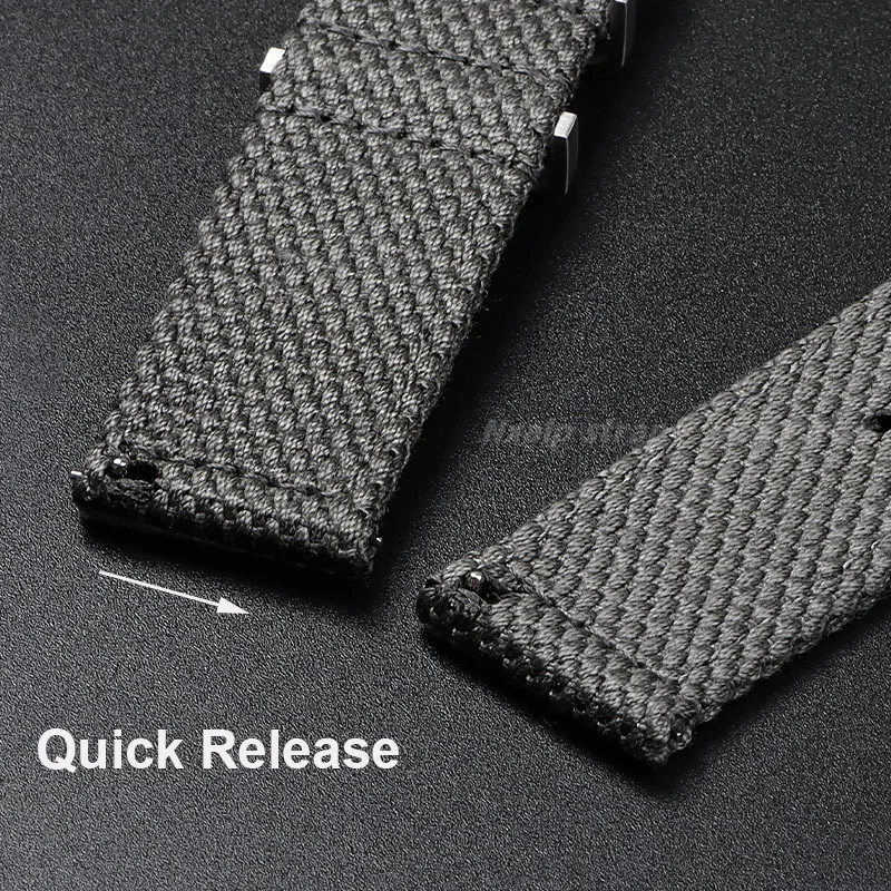 20mm 22mm Nylon Cotton Watch S - Nato Strap Nylon avaliação e preço