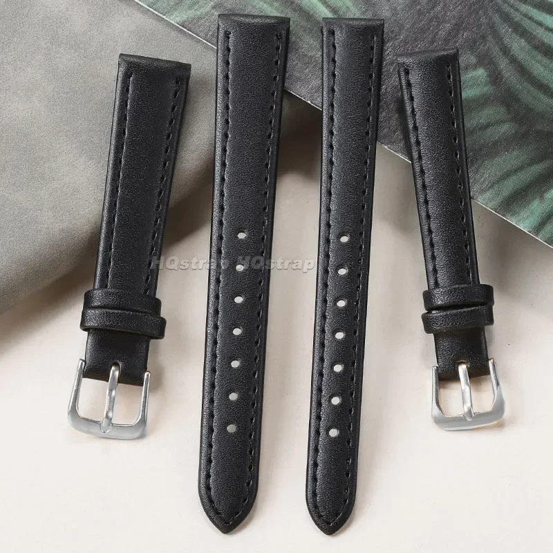 PU Leather Strap 10mm 12mm 14m - Suede Strap Watch avaliação e preço