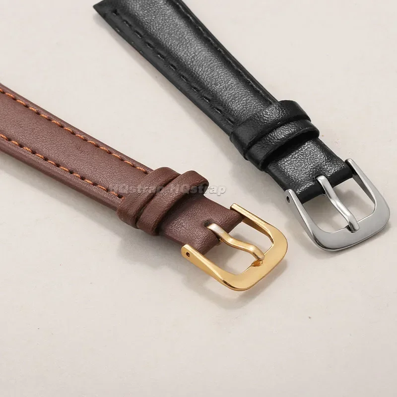 PU Leather Strap 10mm 12mm 14m - Suede Strap Watch avaliação e preço