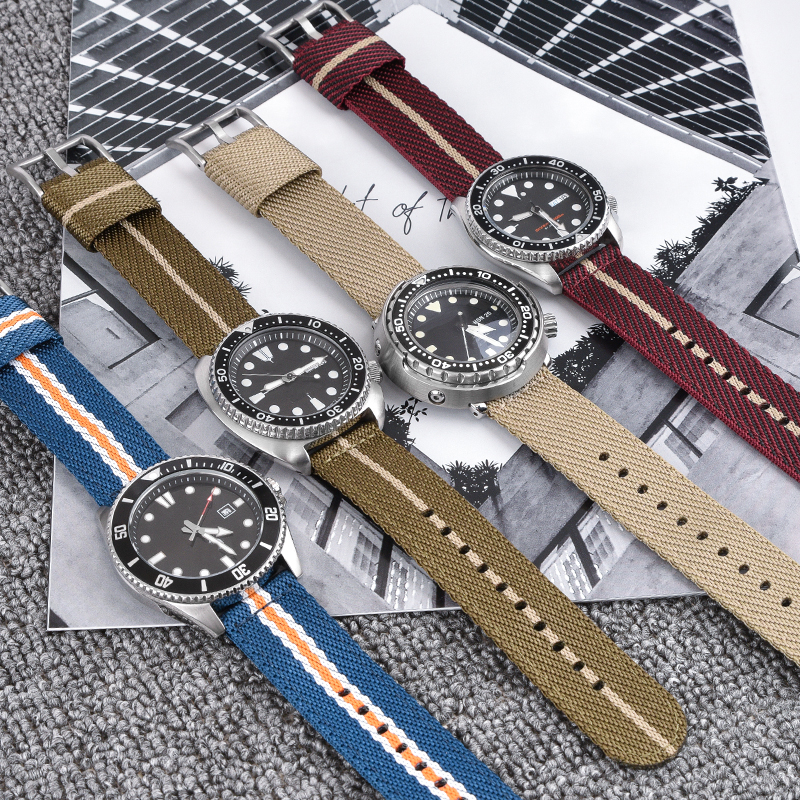Woven Nylon Strap 18mm 20mm 22 - Nato Strap Nylon avaliação e preço