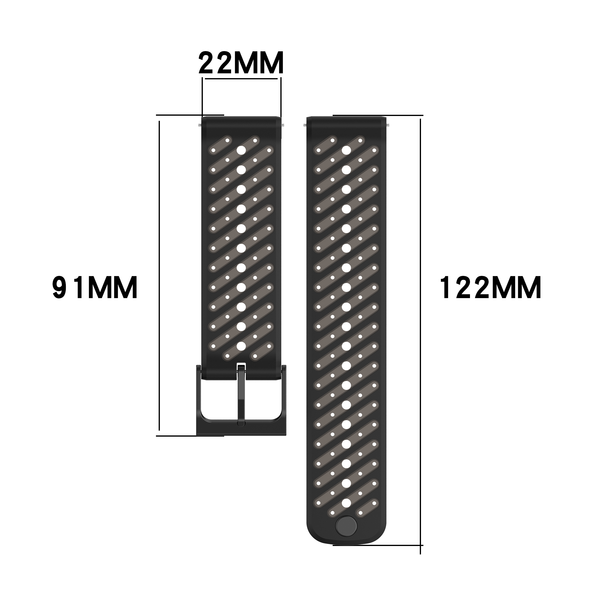 Silicone Sports Band For Suunt - Silicone Watch Band 22Mm avaliação e preço