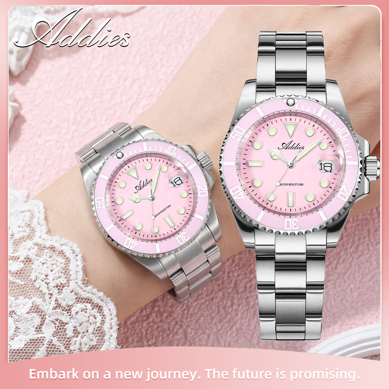 Addies New Women Watches Luxur - Butterfly Clasp Deployant avaliação e preço