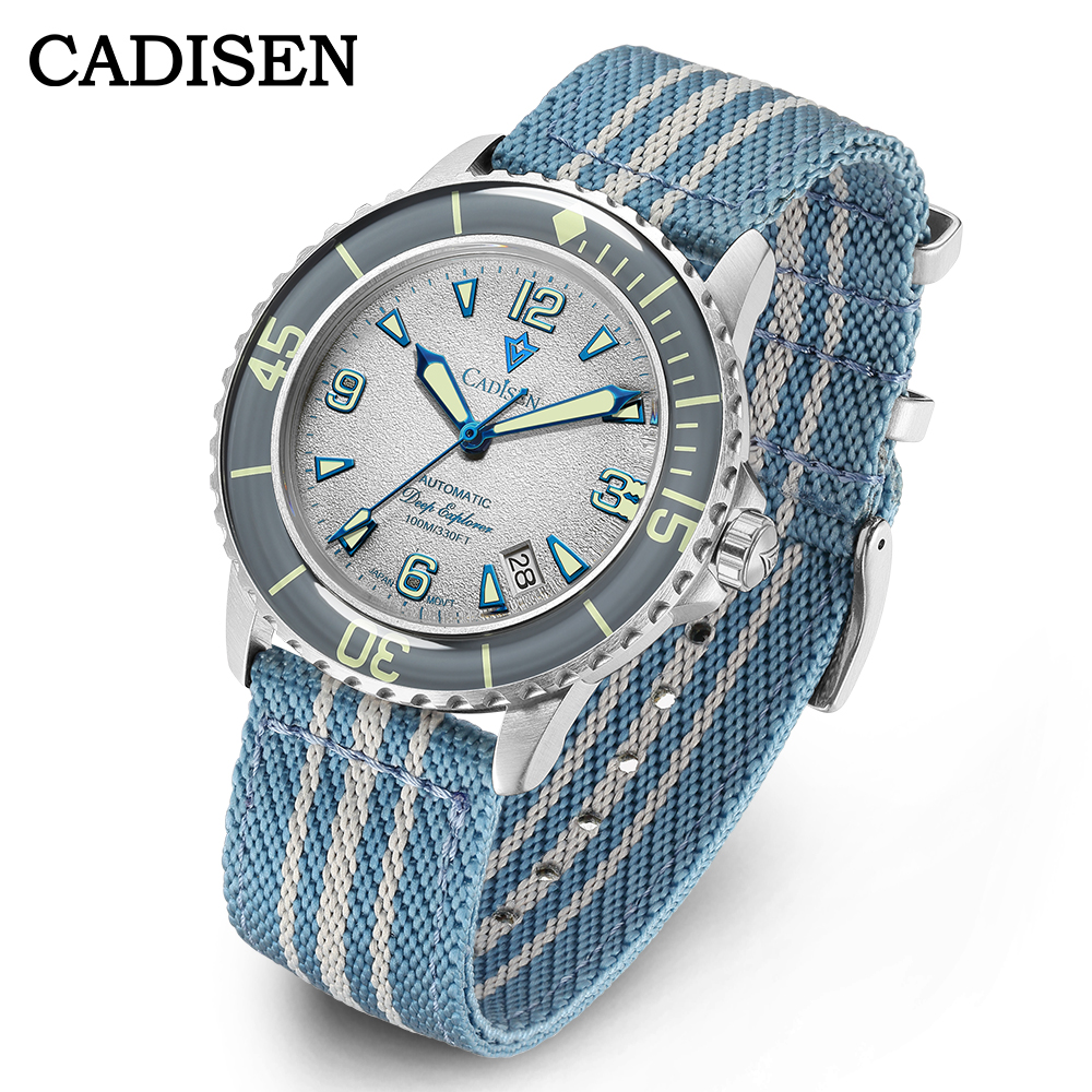 CADISEN Deep Explorer MIYOTA 8 - Canvas Strap Watch avaliação e preço