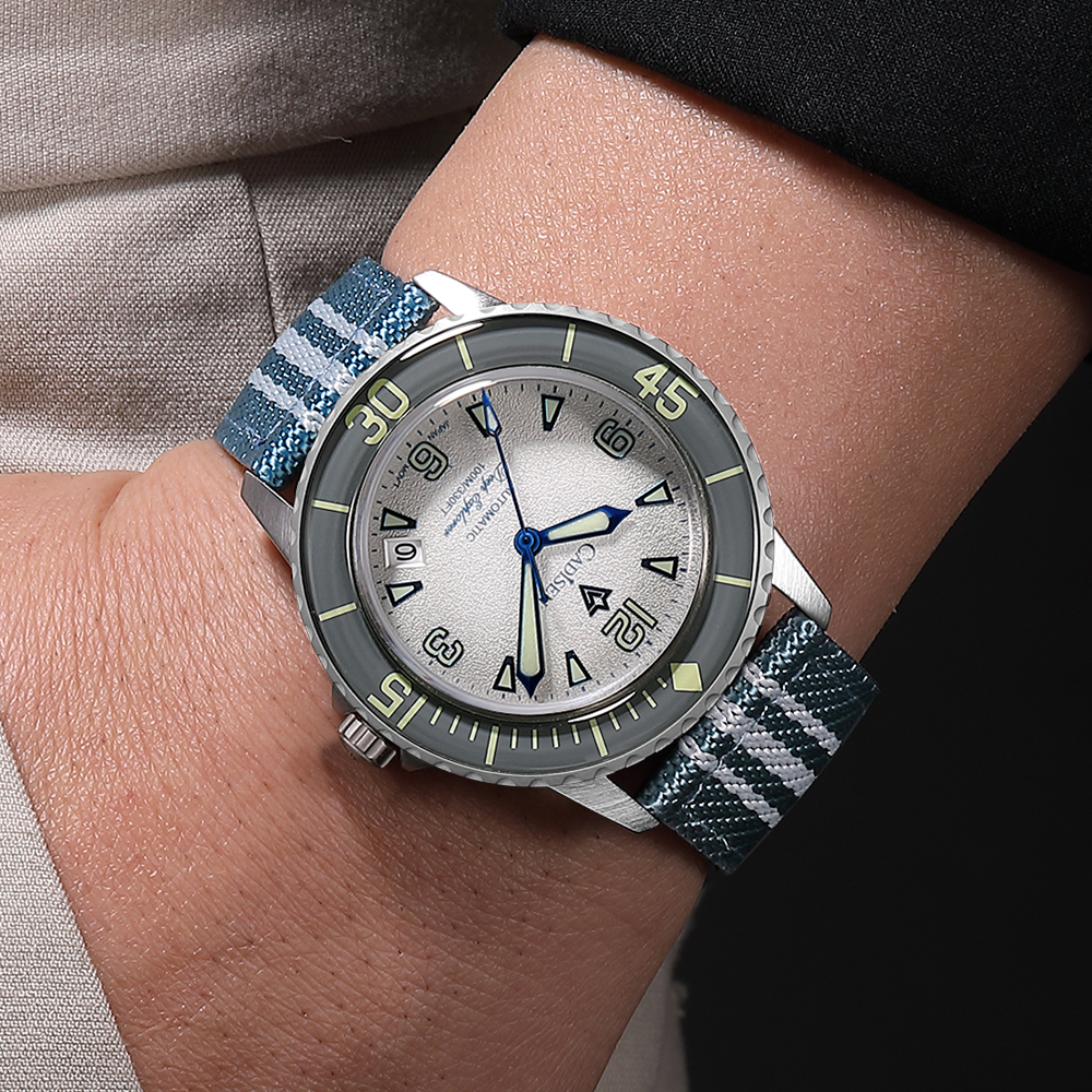 CADISEN Deep Explorer MIYOTA 8 - Canvas Strap Watch avaliação e preço