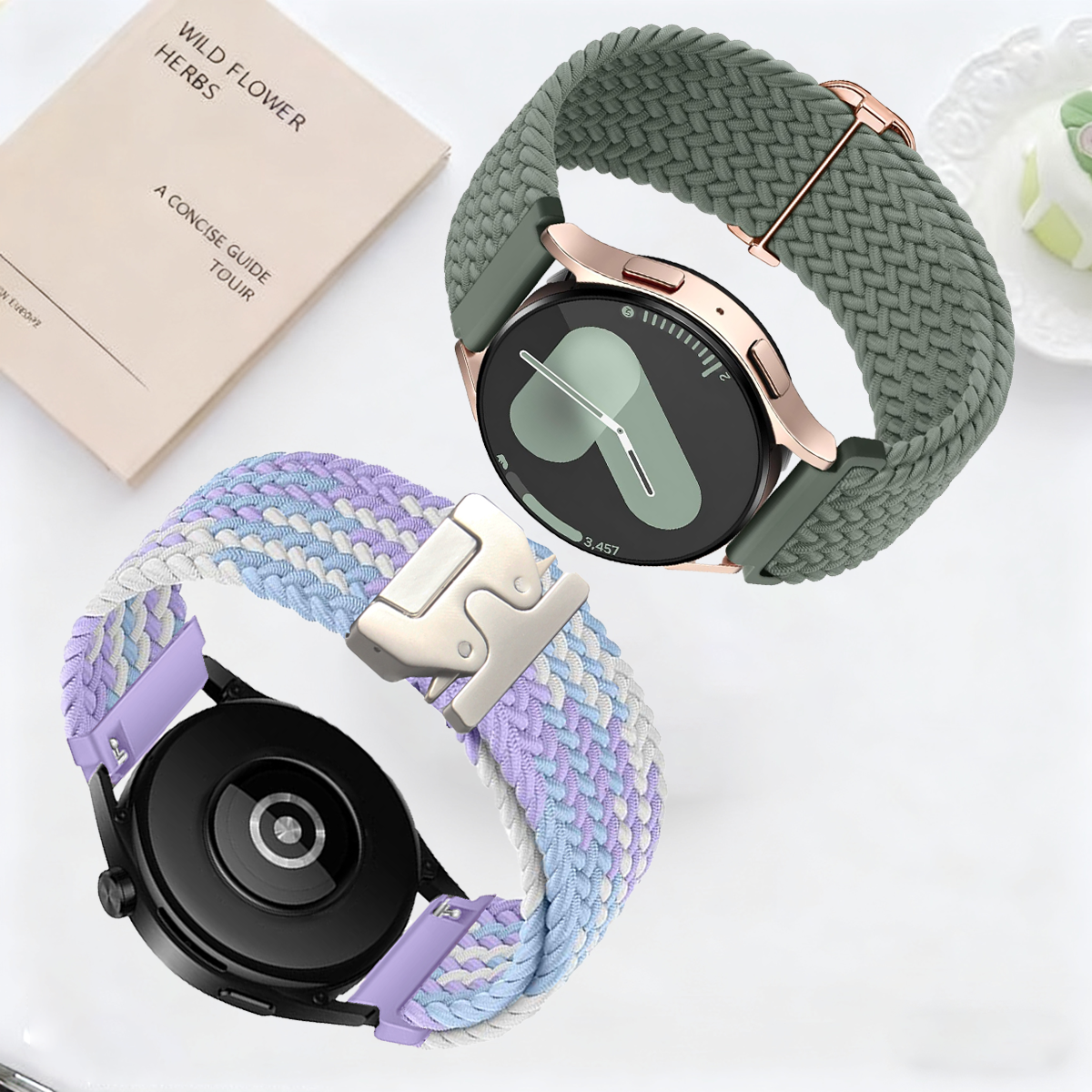 2Pcs 18/20/22 Braided Elastic  - Parachute Strap Elastic avaliação e preço