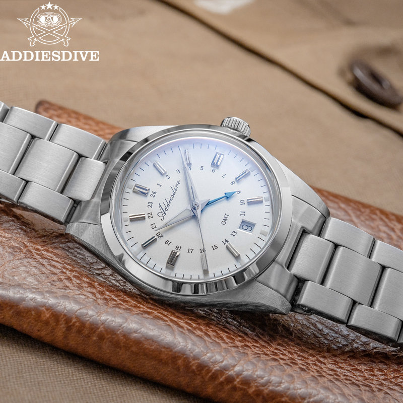 ADDIESDIVE Hot Brand 36mm Luxu - Stainless Bracelet Diver avaliação e preço