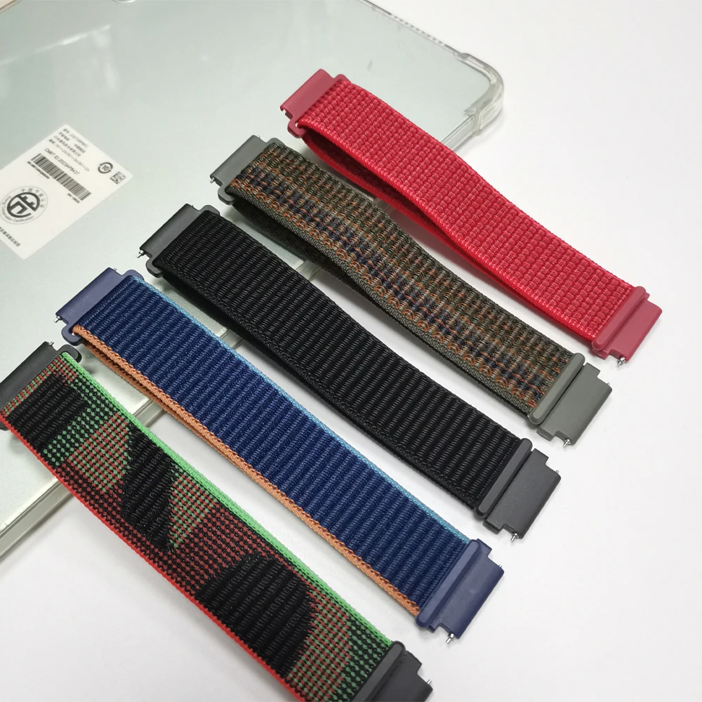Nylon Breathable Loop Watchban - Sport Loop Velcro avaliação e preço