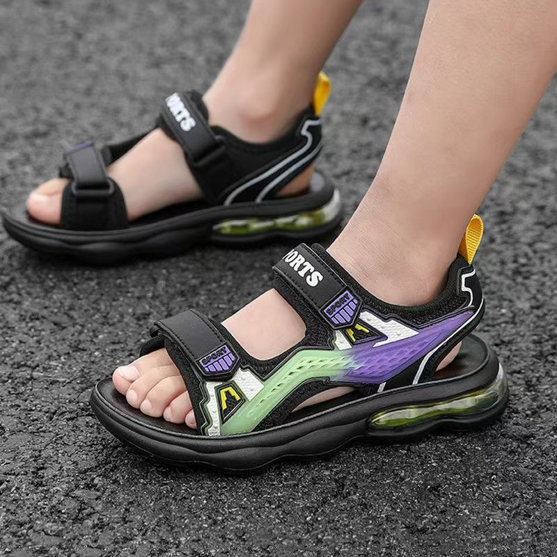 Children's Summer New Open Toe - Sport Loop Velcro avaliação e preço