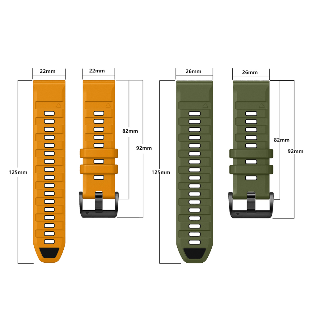 Fenix E 47mm Official QuickFit - Silicone Watch Band 22Mm avaliação e preço