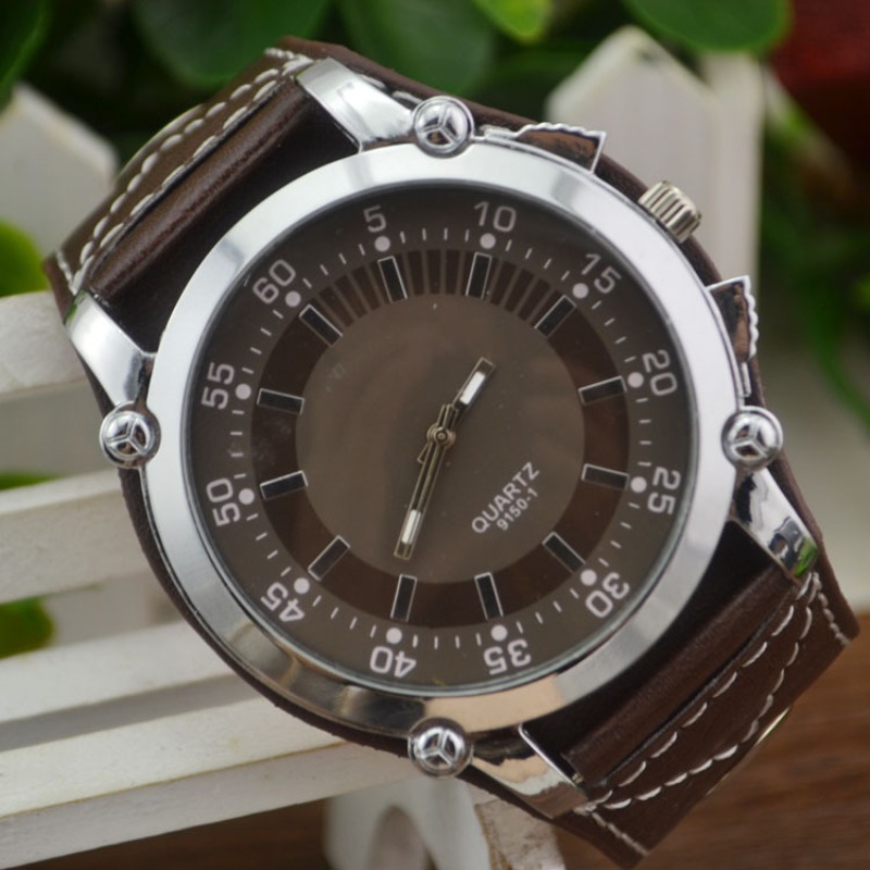 Fashion Brand Luxury Wristwatc - Leather Watch Band Men avaliação e preço