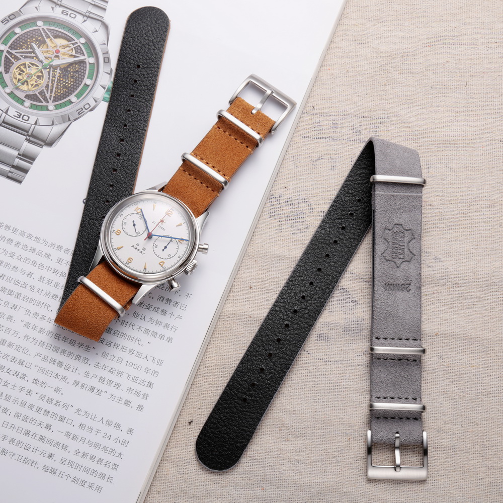 HEMSUT Genuine Leather Watch B - Suede Strap Watch avaliação e preço
