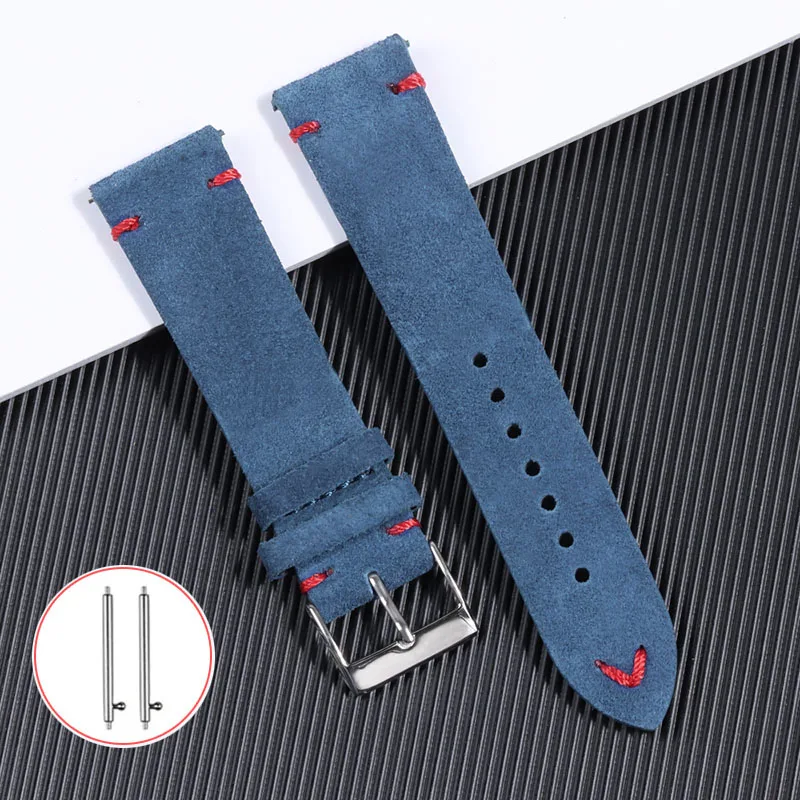 18mm 20mm 22mm High Quality Su - Suede Strap Watch avaliação e preço