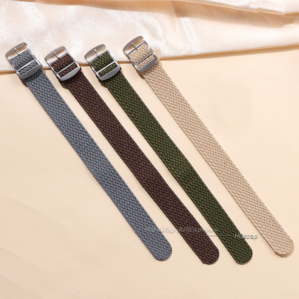 Nylon Woven Canvas Watch Band  - Perlon Strap Woven avaliação e preço