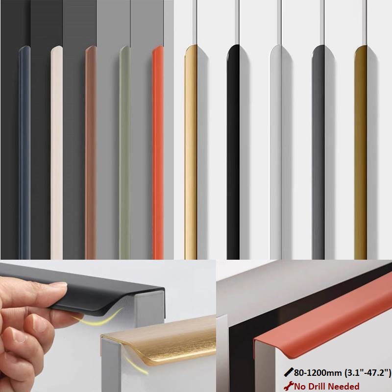 80mm-1200mm Invisible Aluminum - Curved Spring Bar avaliação e preço